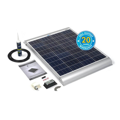 Solar Technology 80W Rigid Solar Panel & Aero Brackets Kit - Solarika.co.uk