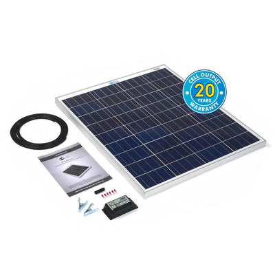 Solar Technology 80W Rigid Solar Panel Kit & 10Ah Charge Controller - Solarika.co.uk