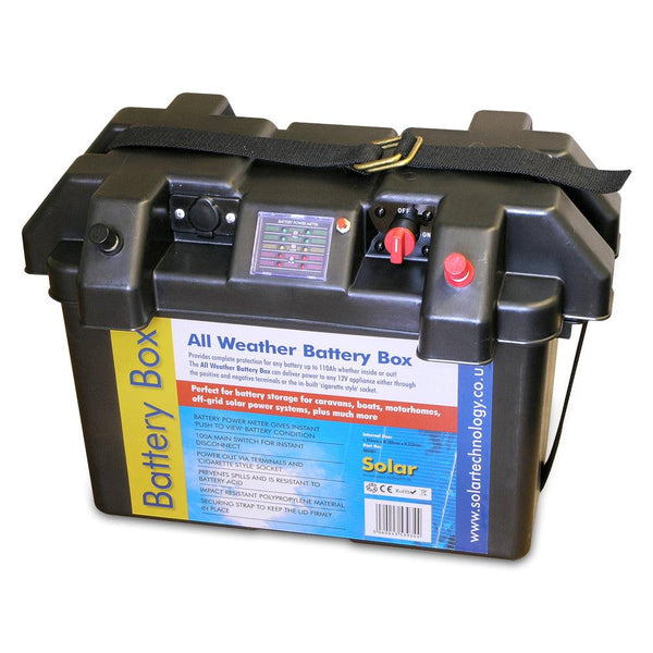 Solar Technology Deluxe All Weather Battery Box - Solarika.co.uk