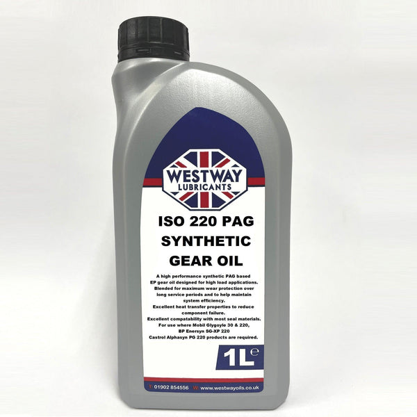 Synthetic Industrial Gear Oil 220 PAG - 4Boats