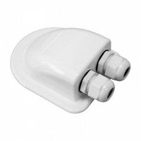 Waterproof double cable entry gland (3-7mm) for motorhomes, caravans, campervans, boats and building installations - 4Boats